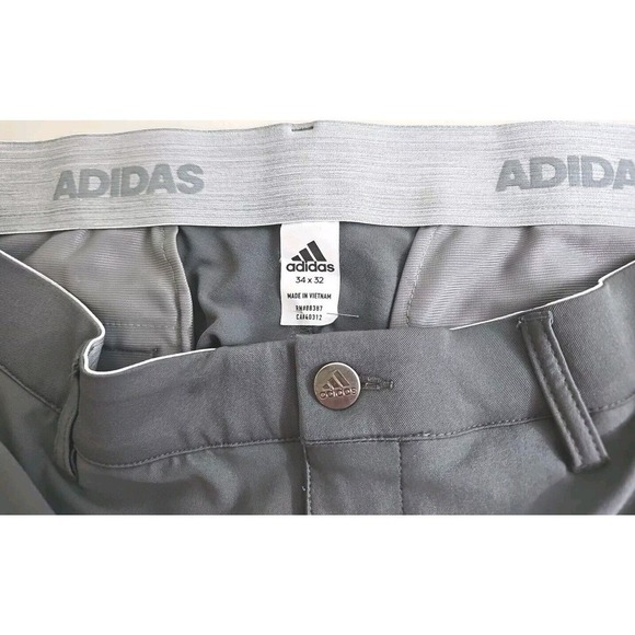 Adidas ~Men's Size 34×32~ Gray Golf Pants Stretch. - Picture 2 of 9